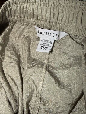Athleta Champagne Shimmer Pull-On Active Pants NWOT